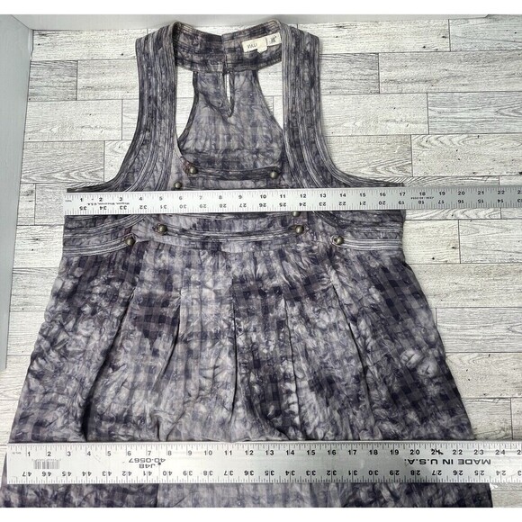 Mine Anthropologie Military Tie Dye  Sleeveless Racerback Top Med Grunge Biker - Picture 9 of 11